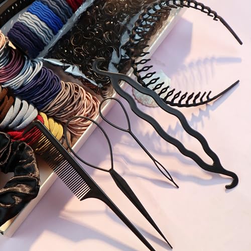 Hair Scrunchies & Ponytail Holders Set for Women (1149 Piece)