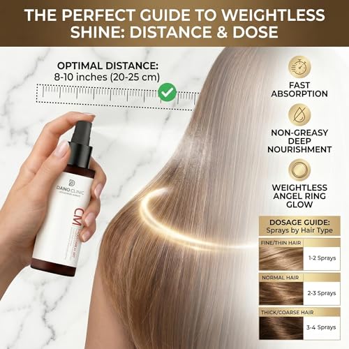 Argan Oil Hair Mist Spray | Heat Protectant & Detangler