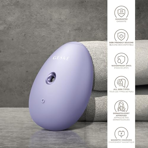 GESKE SmartAppGuided¢â Facial Hydration Refresher | 4 in 1 | Water Atomizer | Moisturizing Spray Machine | Face Mister | Humidifier for Natural Glow | Reduce Redness & Dry Skin