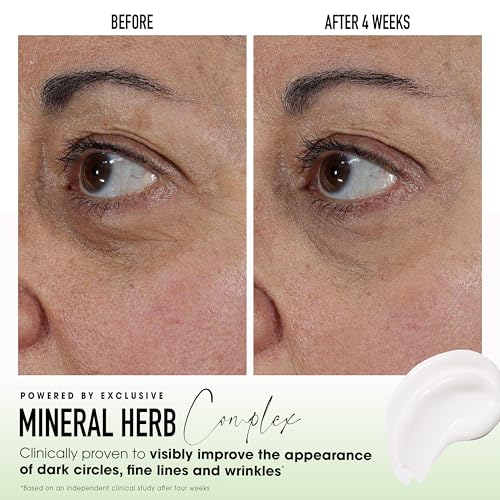 bareMinerals Skinlongevity Revitalizing Eye Cream, For Brighter, Firmer Under-Eyes, Reduces Puffiness & Dark Circles, Vegan, Safe for Sensitive Skin