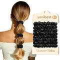 YANIBEST 8 Pcs Satin Hair Ties - Gentle No Damage Scrunchies