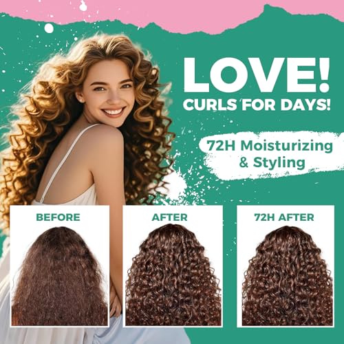 immetee Curl Control Mousse with Coconut Oil & Silk Protein - 200ml