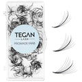 TEGAN LASH 500 Wispy Premade Fans Eyelash Extensions 7D-15mm