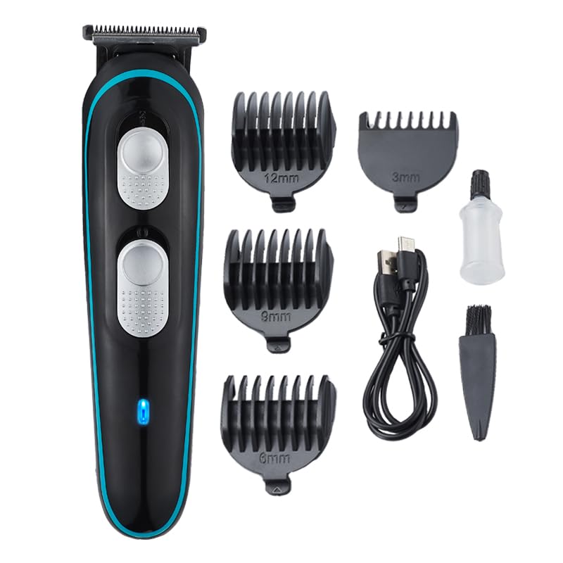 Cordless T-Blade Hair Clippers for Men – Professional Trimmer