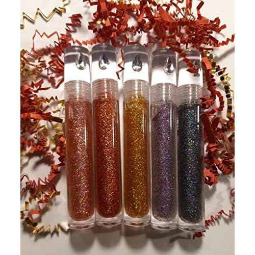 Lip Gloss Tubes with Wand Empty, 10 Pack 5ml Transparent Lip Gloss Containers, Clear Crystal Lip Gloss Tubes with Rubber Stoppers for DIY Lip Gloss
