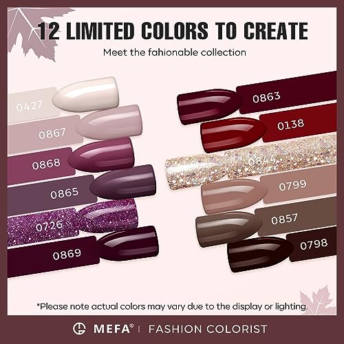 MEFA Gel Nail Polish Set 1