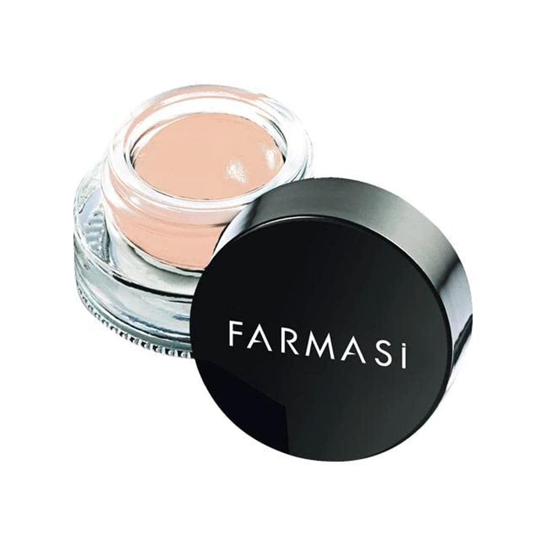 FARMASI Pro to Fit Eyeshadow Primer, Nude Eye Primer for Crease-Free Eyeshadow and Makeup Looks, Lasts All Day 0.11 fl. oz / 3 ml