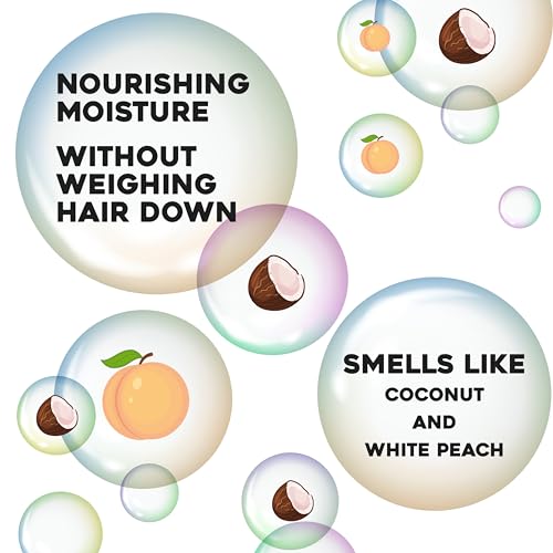 OGX Nourishing Coconut Milk Shampoo for Strong, Healthy Hair - With Coconut Oil, Egg White Protein, Sulfate & Paraben-Free - 25.4 fl oz (Pack of 2)