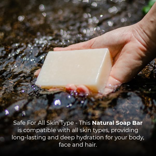 Bali Bars Natural Soap Bar For Men and Women Dry Sensitive Skin - Vegan Handmade Artisan All Natural Soap For Face, Hand And Body, Variety Scents of 6pcs (4.5oz Each Bars) Cold Process, Gift Set