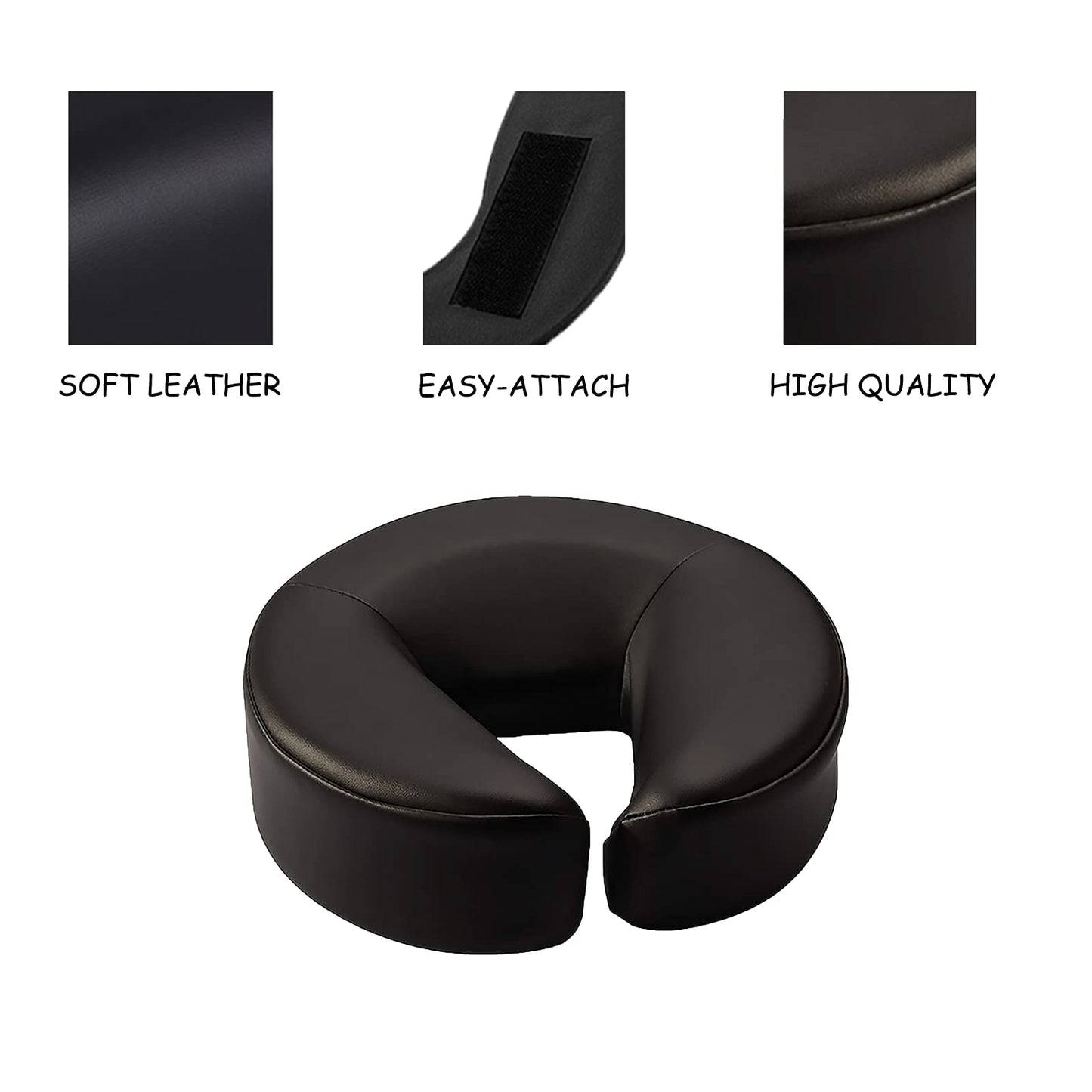 HOINCO Massage Table Massage Bed Headrest Replacement Adjustable Massage U-Shaped Pillow for Beauty Bed Universal with Elastic Memory Foam Face Pillow Set Accessories Massage Equipment