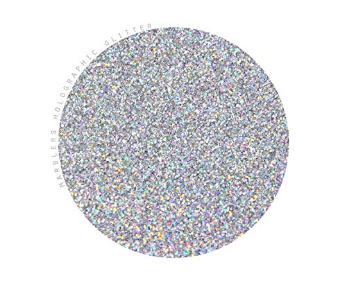 MARBLERS Holographic Glitter Fine Holo Silver 1.5oz