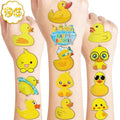96 PCS Rubber Duck Temporary Tattoos for Kids