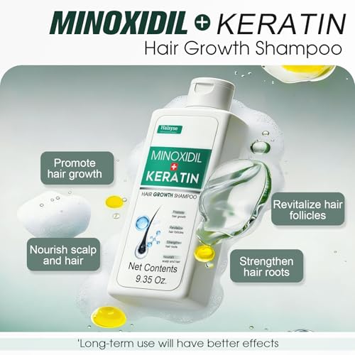 5% Minoxidil & Keratin Hair Growth Shampoo for Thinning Hair