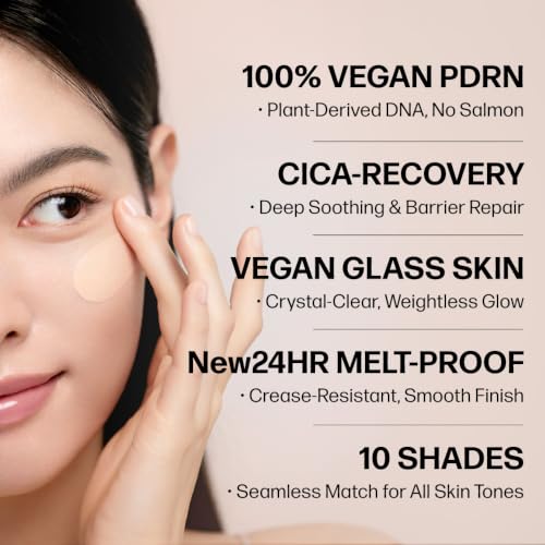 DEARDAHLIA PDRN BB Cream Camel Beige - Dewy Glass Skin Finish, Natural Coverage