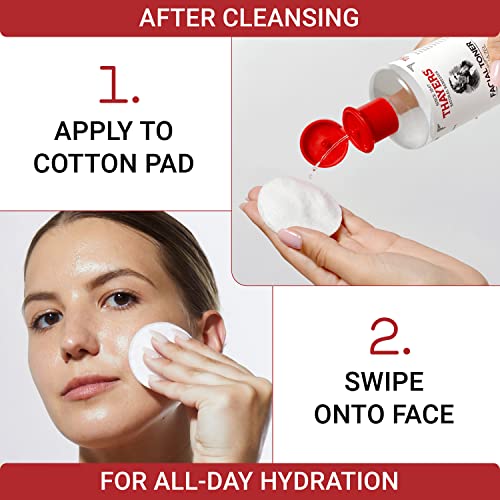 THAYERS AlcoholFree Witch Hazel Facial Toner with Aloe Vera Formula 3 Pk Toner Holiday Kit, 3oz Rose Petal, Cucumber and Lavender