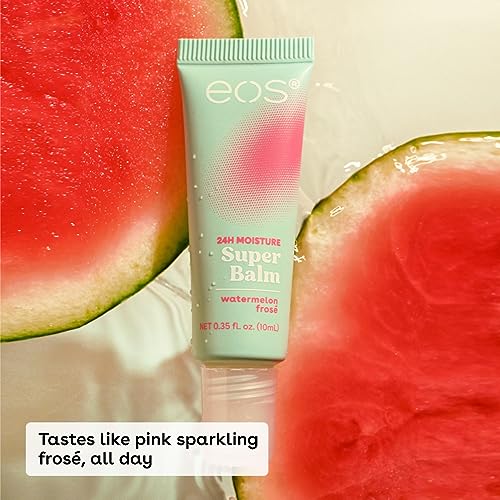 eos 24H Moisture Super Balm- Watermelon Frosé, Lip Mask, Day or Night Lip Treatment, Made for Sensitive Skin, 0.35 fl oz