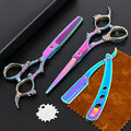 Professional Hair Cutting Scissors Set - Stainless Steel Shears