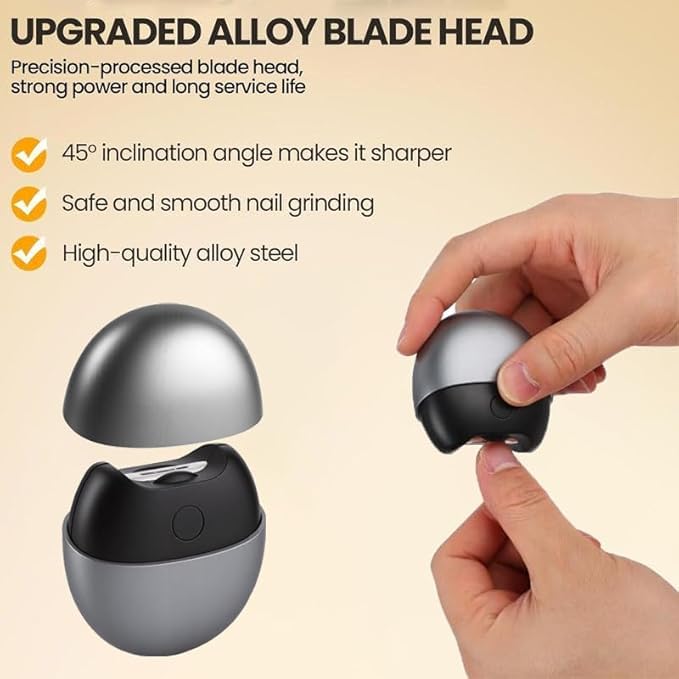 Automatic Electric Nail Clipper with LED Light & Nail Storage