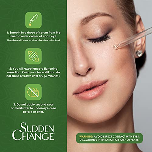 Sudden Change Instant Under-Eye Firming Serum – 0.23 oz, Pack of 2
