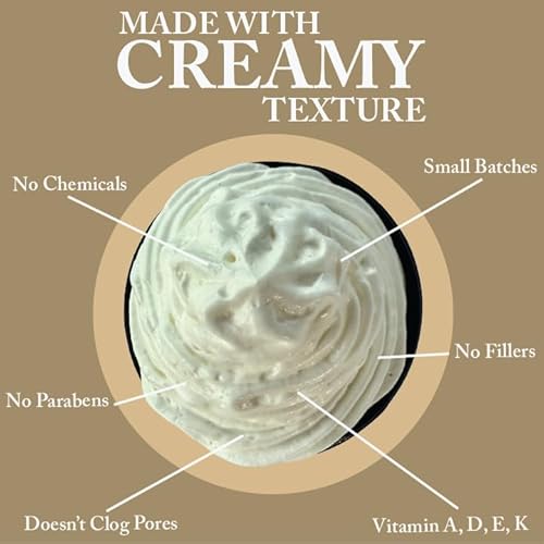 Nourish & Hyde Co. 100% Grass-Fed Tallow Whipped Balm & Lotion ? 2 oz | Moisturizer for Face & Body | Beef Tallow for Skin | No Seed Oils, Handcrafted in USA (Coconut Vanilla)