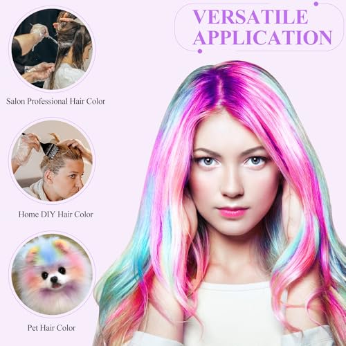 19-Piece Hair Dye Kit with Brushes, Bowl & Accessories