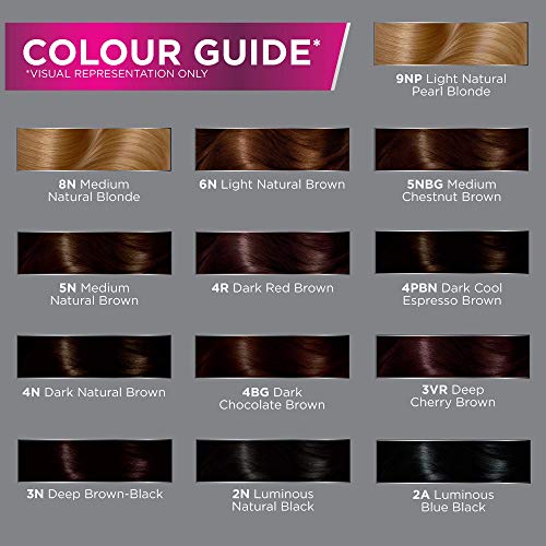 John Frieda Precision Foam Hair Color Dye Kit - Light Natural Brown 6N