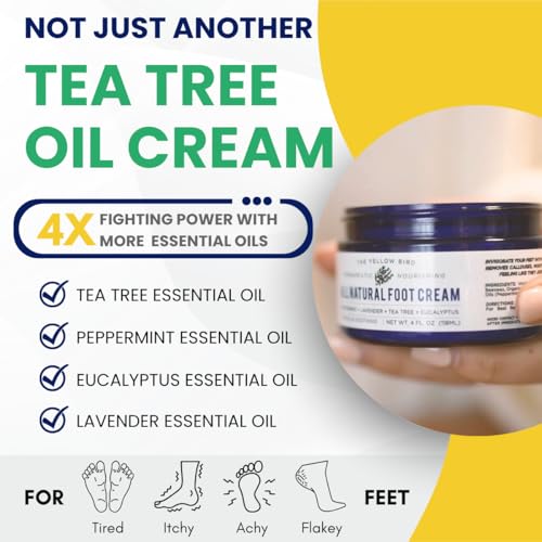 The Yellow Bird All Natural Foot Balm for Cracked Heels & Calluses