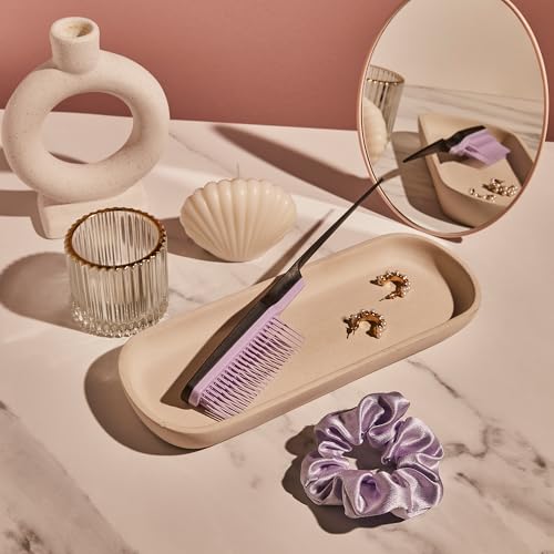 Tangle Teezer The Ultimate Volumizer Comb, Teasing Comb with Two-Tiered Teeth for Volume & Texture, and All Hair Types, Lilac & Black