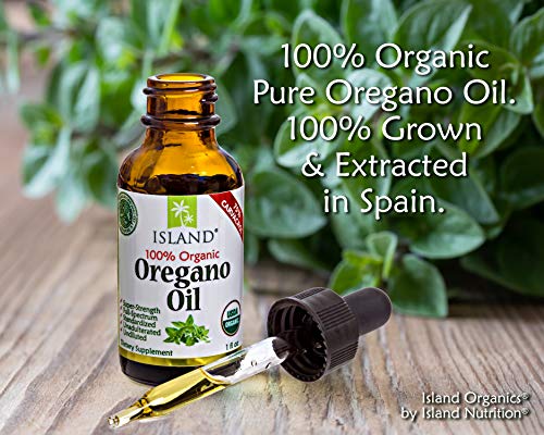 Island Nutrition Oregano Oil Drops 1oz - 75% Carvacrol