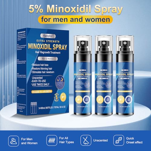 5% Minoxidil Spray for Men - Hair Growth Treatment