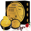 24K Gold Under Eye Patches for Puffy Eyes & Dark Circles (70Pcs)