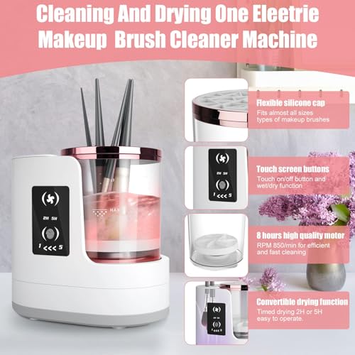 Electric Makeup Brush Cleaner & Dryer - 3 in 1