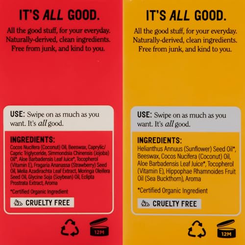 California Naturals Hydrating Lip Balm 2-Pack | Petroleum-Free