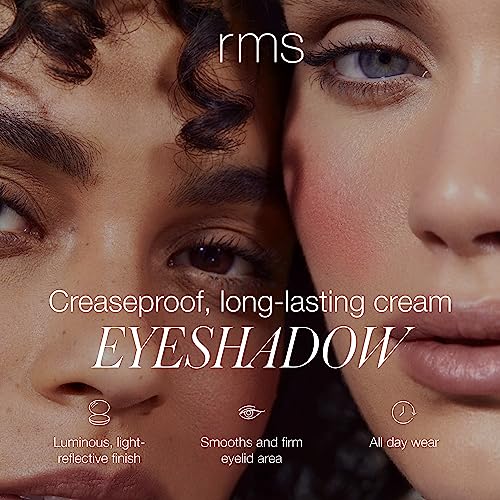 RMS Beauty Eyelights Cream Eyeshadow in Blaze & Halo - Metallic Eyeshadow Eyelid Color, Shimmer Eyeshadow, Glitter Cream Liquid Eyeshadow