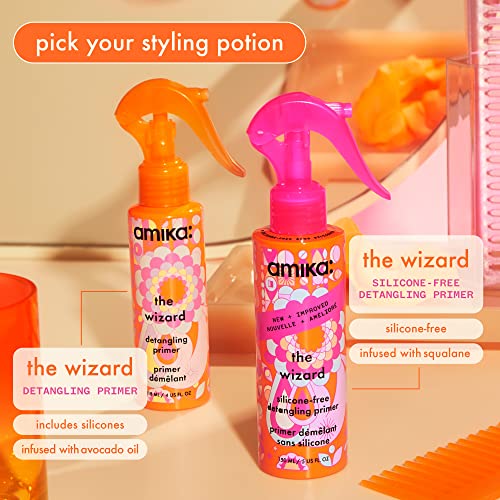 amika the wizard silicone-free detangling primer