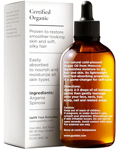 Gya Labs Argan Hair Oil 3.4oz - Non-Greasy Leave-In Treatment