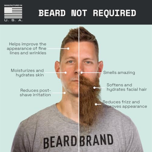 Beardbrand Beard Oil for Men with Jojoba & Vitamin E ? Softens Stubble, Conditions Skin & Promotes Beard Growth | Teakwood, Rosemary, & Citrus Scent | 2 fl oz