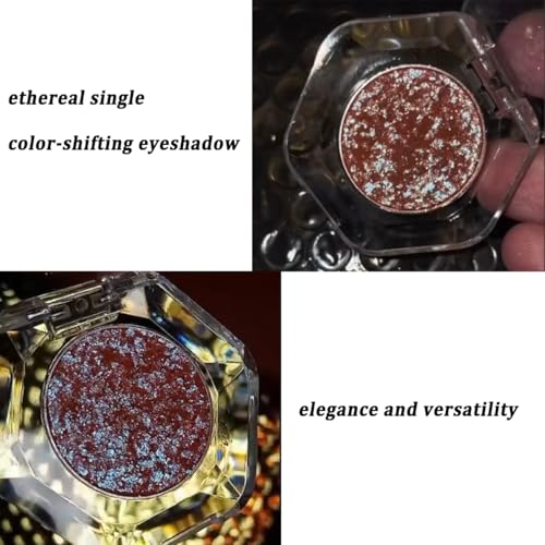 Adriana Nicole Cosmetics Eyeshadow, Single Shadows Ethereal Single Color-Shifting Eyeshadow, Shimmer Eye Shadows (Ethereal 1 PC)