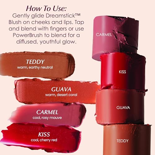 PERSONA Kiss Dreamstick Cream Blush & Lip Multi-Stick - Buildable, Fragrance-Free