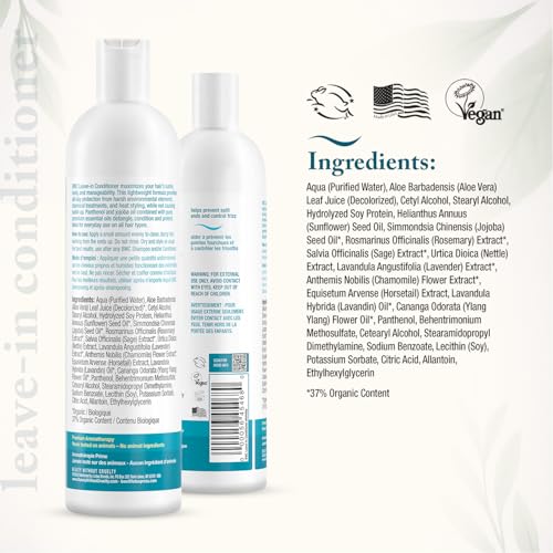 Beauty Without Cruelty Leave-In Conditioner 8.5 oz - Frizz Control & Heat Protection