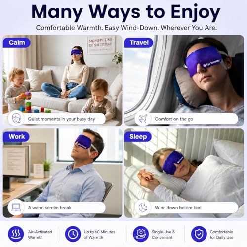 Heated Eye Mask for Dry Eyes & Stye Relief