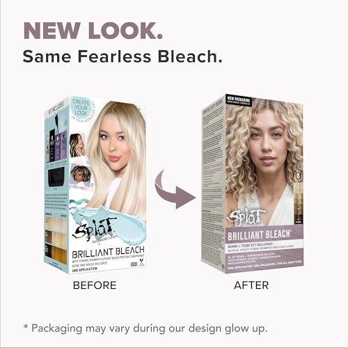 Splat Brilliant Bleach Kit - Lifts 8 Levels | Complete Hair Bleaching