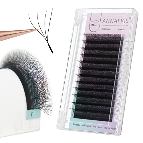 4D Premade Fan Eyelash Extensions 0.07mm D Curl 8-15mm Mix