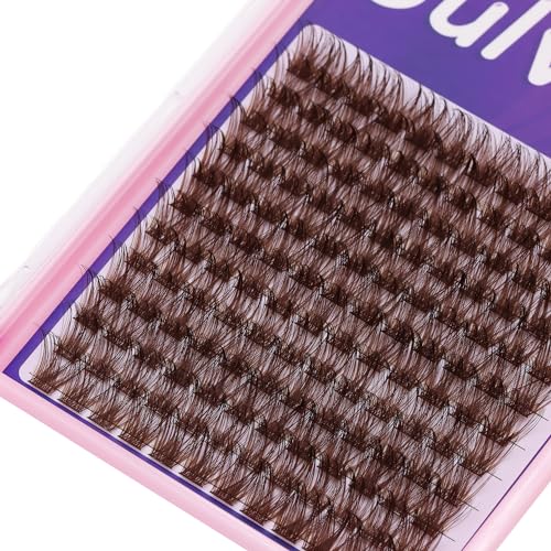 Dark Brown Lash Clusters - DIY Eyelash Extensions 12mm (144Pcs)