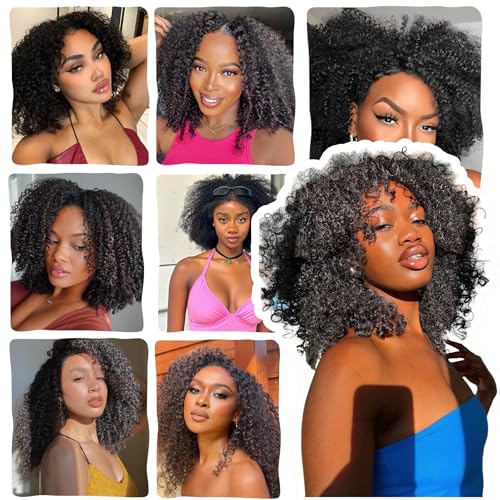 100% Human Hair Crochet Extensions Knotless 16 Inch