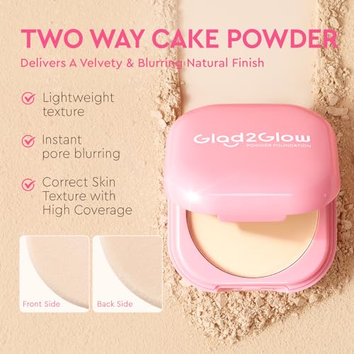 Matte Powder Foundation with Squalane & Vitamin E - Full Coverage