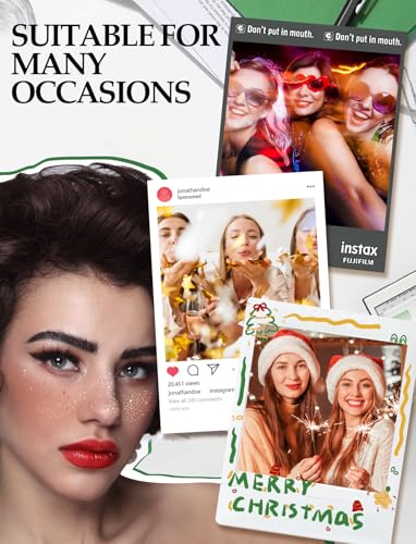 Rose Gold Glitter Face Tattoo Stickers - 8pc Waterproof Sparkle Patches
