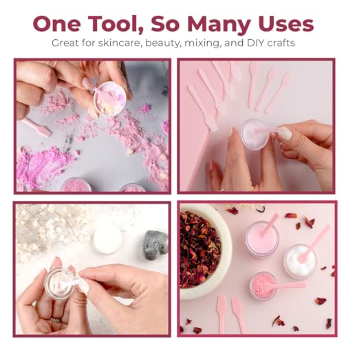 Kopperko Cosmetic Spatulas 2.5" Small Plastic 100 Pack
