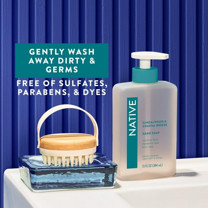 Native Sandalwood & Coastal Breeze Liquid Hand Soap with Pump - 13 fl oz