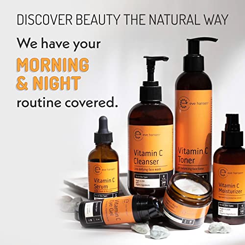 Eve Hansen Vitamin C Cleanser 4 oz & Vitamin C Night Cream 2 oz - Radiant Skin Bundle